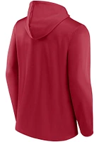 Oklahoma Sooners Mens Crimson Ball Carrier Camo Long Sleeve Zip