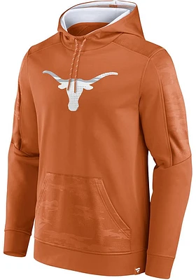 Texas Longhorns Mens Burnt Orange On The Ball Camo Hood