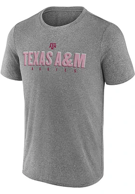 Texas A&M Aggies Grey Hardball Short Sleeve T Shirt