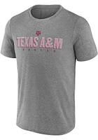 Texas A&M Aggies Grey Hardball Short Sleeve T Shirt