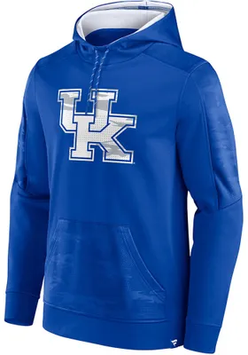 Kentucky Wildcats Mens Blue On The Ball Camo Hood