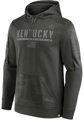 Kentucky Wildcats Mens Olive Guardian OHT Camo Hood