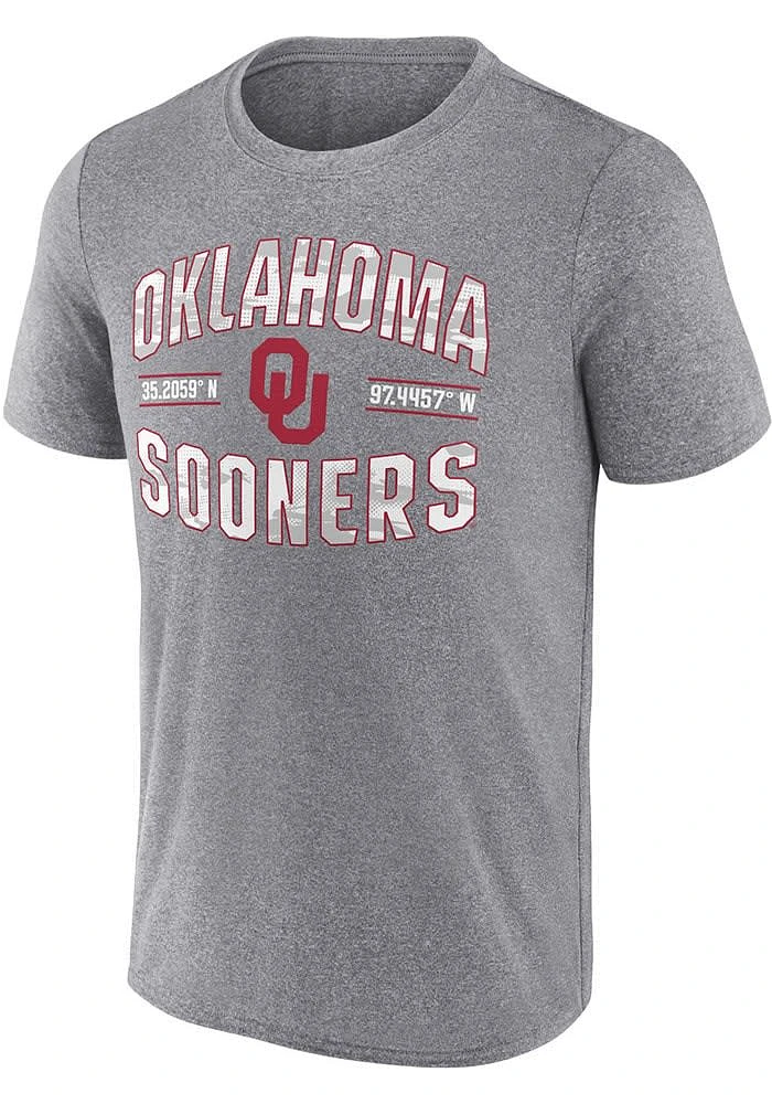 Oklahoma Sooners Grey Want to Play Short Sleeve T Shirt