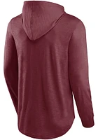 Texas A&M Aggies Mens Maroon Photo Finish Lightweight Slub Long Sleeve Hoodie