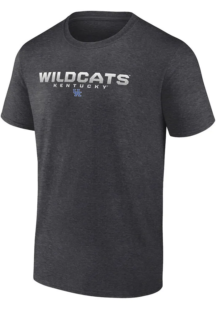 Kentucky Wildcats Charcoal Battle Scars Short Sleeve T Shirt