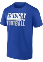 Kentucky Wildcats Blue On the Game Football Short Sleeve T Shirt