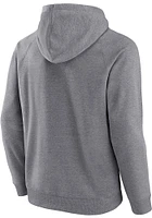 Notre Dame Fighting Irish Mens Charcoal True Classics Fleece Applique Long Sleeve Hoodie