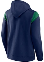 Notre Dame Fighting Irish Mens Navy Blue Game Over Long Sleeve Hoodie