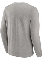 Texas A&M Aggies Mens Grey True Classics Act Fast Long Sleeve Crew Sweatshirt