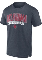 Oklahoma Sooners Charcoal True Classics Snow Wash Short Sleeve Fashion T Shirt