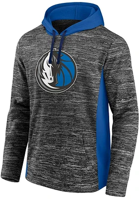 Dallas Mavericks Mens Charcoal Chiller Fleece Hood