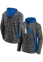 Dallas Mavericks Mens Charcoal Chiller Fleece Hood
