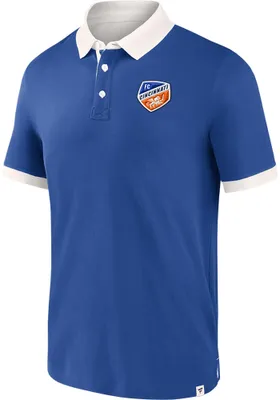 FC Cincinnati Mens Blue SECOND PERIOD Short Sleeve Polo