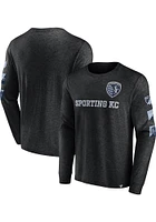 Sporting Kansas City Black BODY TRAPPING Long Sleeve T Shirt