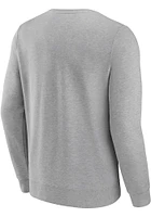 St Louis City SC Mens Grey Primary Logo Long Sleeve Crew Sweatshirt