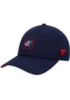 Columbus Blue Jackets 2023 Authentic Pro Performance Adjustable Hat - Navy Blue