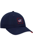 Columbus Blue Jackets 2023 Authentic Pro Performance Adjustable Hat - Navy Blue