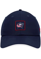 Columbus Blue Jackets 2023 Authentic Pro Performance Adjustable Hat - Navy Blue