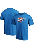 Oklahoma City Thunder Navy Blue Cotton Short Sleeve T Shirt