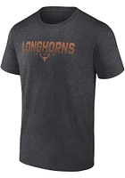 Texas Longhorns Charcoal Battle Scars Short Sleeve T Shirt