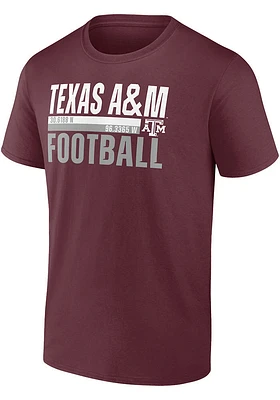 Texas A&M Aggies Maroon On the Game Football Short Sleeve T Shirt