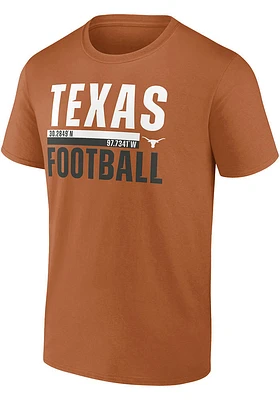 Texas Longhorns Burnt Orange On the Game Football Short Sleeve T Shirt