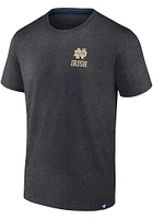 Notre Dame Fighting Irish Charcoal Game Face Short Sleeve T Shirt