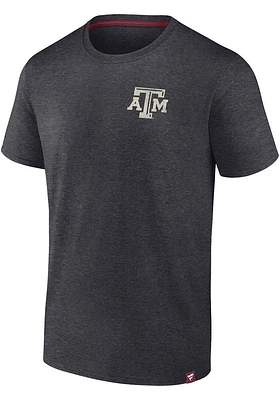 Texas A&M Aggies Charcoal Game Face Short Sleeve T Shirt