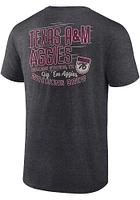 Texas A&M Aggies Charcoal Game Face Short Sleeve T Shirt