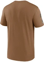 Nike Cincinnati Bengals Brown Salute To Service Short Sleeve T Shirt