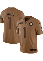 Ja'Marr Chase Nike Cincinnati Bengals Mens Brown Salute To Service Limited Football Jersey