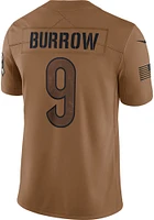 Joe Burrow Nike Cincinnati Bengals Mens Brown Salute To Service Limited Football Jersey