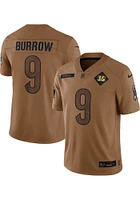 Joe Burrow Nike Cincinnati Bengals Mens Brown Salute To Service Limited Football Jersey