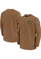 Nike Cincinnati Bengals Mens Brown Salute To Service Long Sleeve Crew Sweatshirt