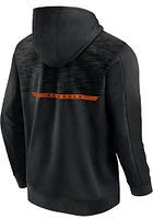 Cincinnati Bengals Mens Black Defender Streaky Poly Long Sleeve Zip