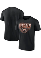 Cincinnati Bengals Black STANDARD BUILD Short Sleeve T Shirt