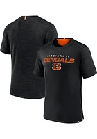 Cincinnati Bengals Black Defender Steaky Poly Short Sleeve T Shirt