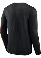 Cincinnati Bengals Black Helmet Platform Long Sleeve T Shirt