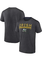 Notre Dame Fighting Irish Grey Biblend Staple Short Sleeve T Shirt