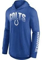 Indianapolis Colts Mens Blue ICONIC SLUB Fashion Hood