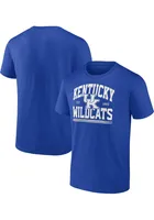 Kentucky Wildcats Blue Modern Stack Short Sleeve T Shirt