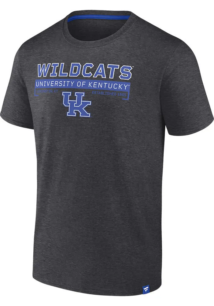 Kentucky Wildcats Grey Biblend Staple Short Sleeve T Shirt