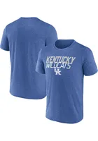 Kentucky Wildcats Blue Poly Overlay Movement Short Sleeve T Shirt