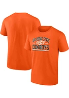 Oklahoma State Cowboys Orange Modern Stack Short Sleeve T Shirt