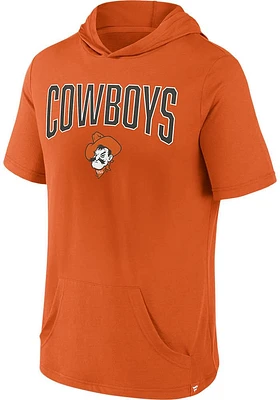 Oklahoma State Cowboys Orange Biblend Short Sleeve Hoods