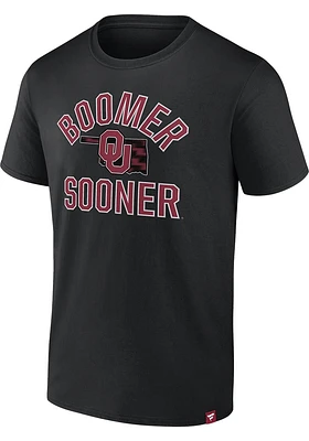 Oklahoma Sooners Black Biblend Staple Hometown Short Sleeve T Shirt