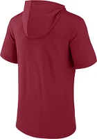 Oklahoma Sooners Crimson Biblend Short Sleeve Hoods
