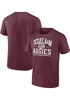 Texas A&M Aggies Maroon Modern Stack Short Sleeve T Shirt