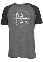 Dallas Ft Worth Charcoal Big Hitter Short Sleeve Fashion T Shirt