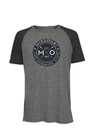 Missouri Charcoal Circle Graphic Short Sleeve Fashion T Shirt